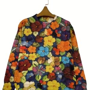Floral Multicolor Sweater